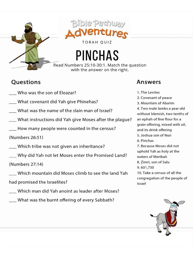 1. MTC - Pinchas-Torah-Portion-Quiz