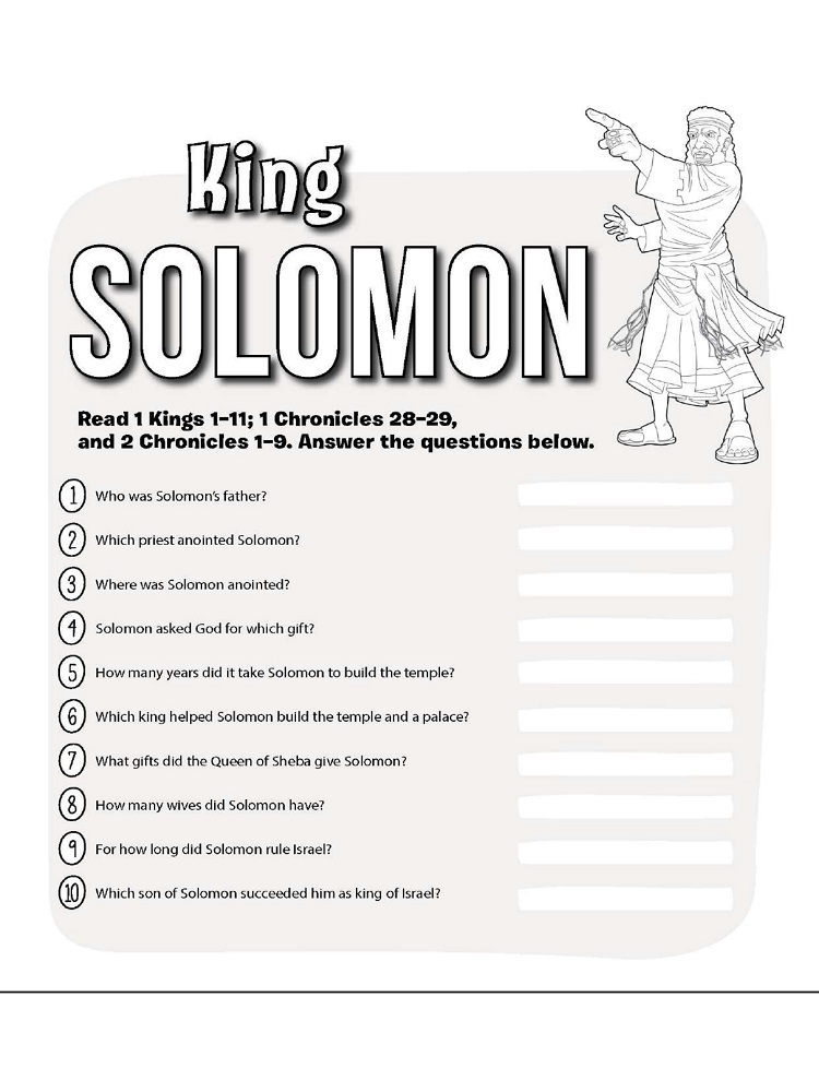 1. King Solomon
